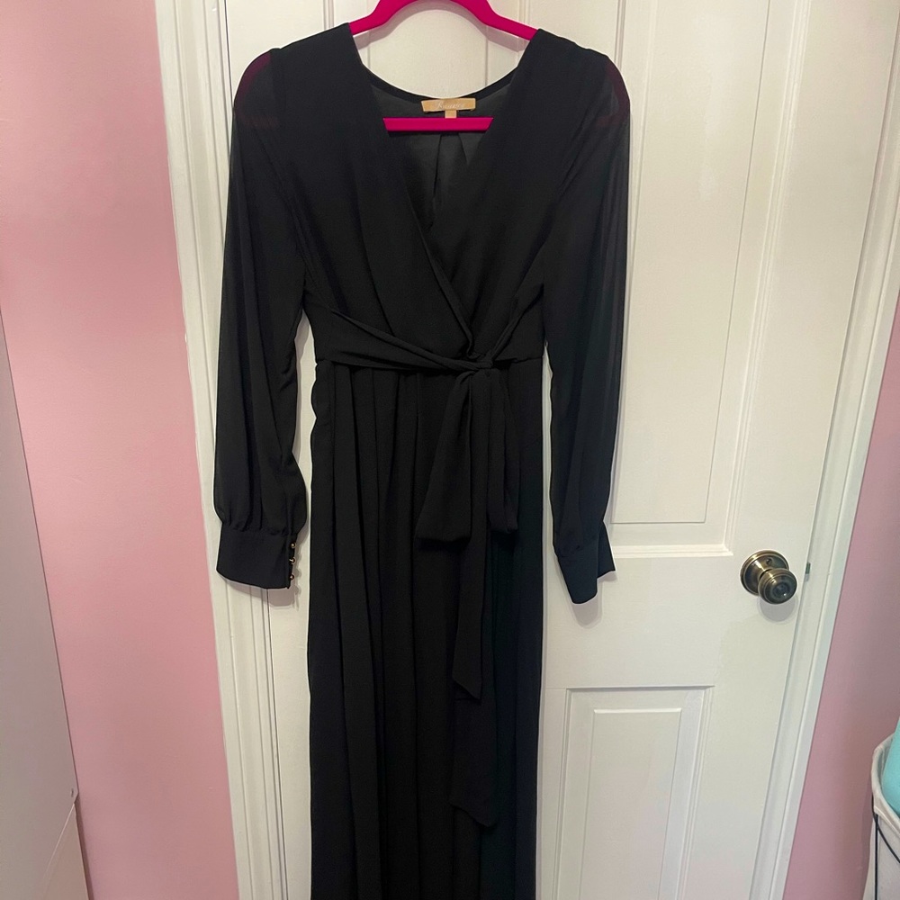 Pinkblush black maternity dress